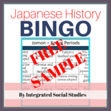 Japanese History BINGO Free Sample