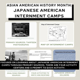 Japanese Internment Camp w/ Primary Sources | AAPI Heritage Month