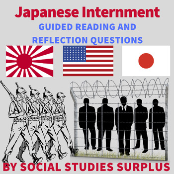 Preview of Japanese Internment During World War II: Guided Reading and Questions