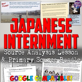 Preview of Japanese Internment Lesson Plan Bundle
