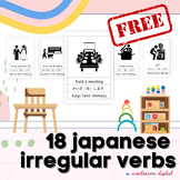 Japanese Irregular Verbs (English/Hiragana/Romaji)