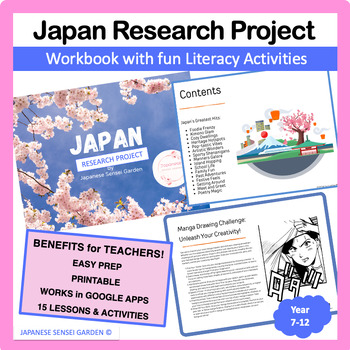 Preview of Japan Country Research Project, Japan Country Study - Japan Geography
