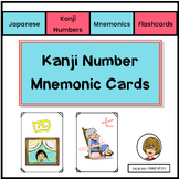 JAPANESE: Kanji Number Mnemonic Flashcards