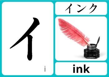 Preview of Japanese Katakana Alphabet Real Photos - Flashcards, Word Walls, Matching Cards