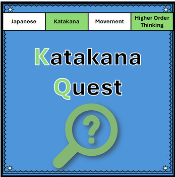 Preview of Japanese: Katakana Quest