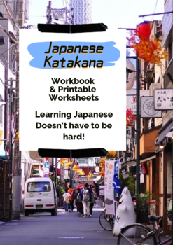Preview of Japanese Katakana Workbook Worksheets | Learn all the Katakana! |