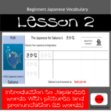 Japanese Language Vocabulary Lesson 2 Kana Hiragana Katakana