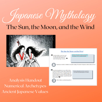 Preview of Japanese Mythology; Japanese Creation Myth;  The Sun, the Moon, and the Wind