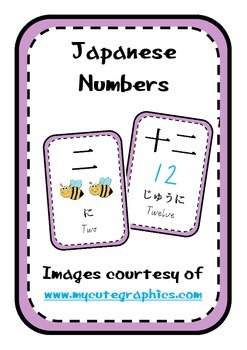 Preview of Japanese Number Charts
