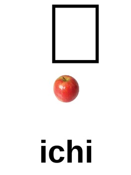 Preview of Japanese Number Flashcards