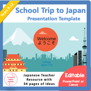 Preview of School trips to Japan Presentation Template