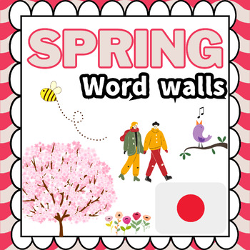 Preview of Japanese: Spring Word walls