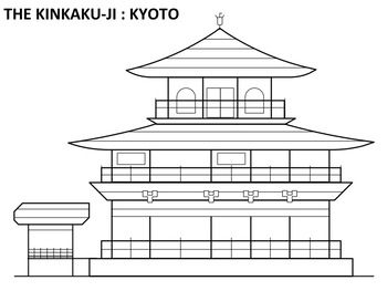 Simple Black Flat Drawing Of A Japanese Architecture Temple Structure Set  Royalty Free SVG, Cliparts, Vectors, and Stock Illustration. Image  134548144.