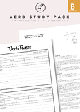 Japanese Verb Study Pack