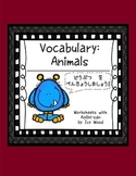Japanese Vocabulary lesson and exercise: Animals