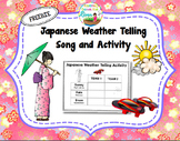 Japanese Weather Telling Song and Activity FREEBIE