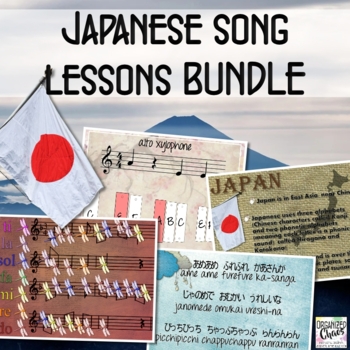 Preview of Japanese Music Lesson Set BUNDLE
