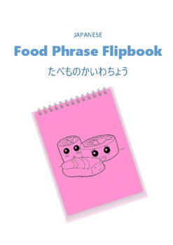 Preview of Japanese phrase flipbook (Food)