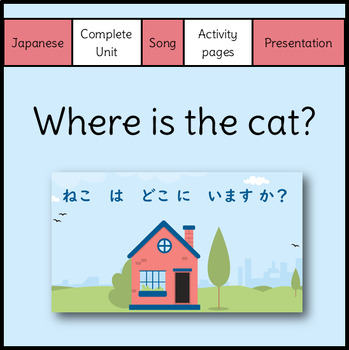 Preview of Japanese: Where is the cat?