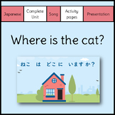 Japanese: Where is the cat?