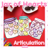 Jar of Hearts Articulation - Valentine's Day Speech Therapy Craft