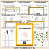 Jasmine Preschool Kindergarten Activity Pack J is for Jasm