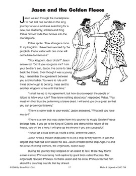 Jason And The Golden Fleece Worksheets Amp Teaching Resources Tpt