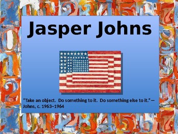 Preview of Jasper Johns Introduction and Drawing Project