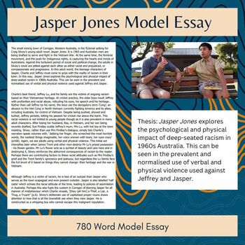 Jasper Jones Model Essay by Zac's Teaching Resources | TpT