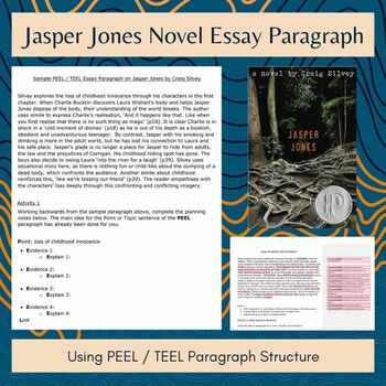 Preview of Jasper Jones Novel Sample Essay Paragraph