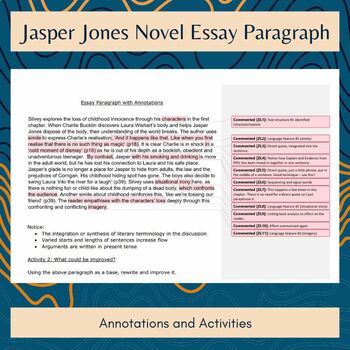 jasper jones analytical essay questions