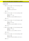 Java Math Class Worksheets - JUMBO 180 WORKSHEET PACKET