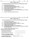 Java Programming - Math Class Test