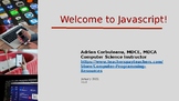 JavaScript Course | Middle School | Data Types | Lecture Notes | Unit 2