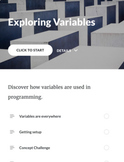 Introduction to Variables (Distance Learning)