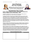Jay's Treaty & Pinckney's Treaty / "Pros and Cons" Activit