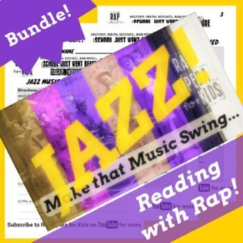 Preview of Jazz Age Reading Comprehension Activities for 6th and 7th Grade