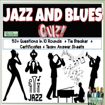 Preview of Jazz & Blues Music Quiz