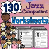 130 Jazz Composer Worksheets | Black Composers For Black H