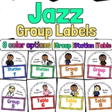 Jazz Composers Group And Table Labels | 8 Color Options!