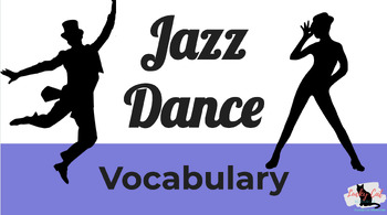 Preview of Jazz Dance Vocabulary slideshow