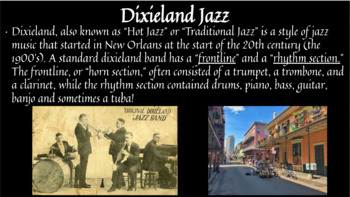 Preview of Jazz History Unit - Google Slides
