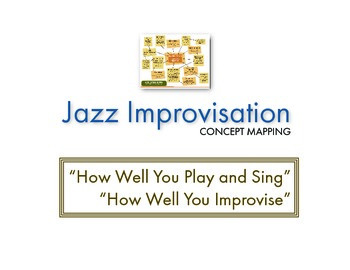 Preview of Jazz Improvisation (Concept Mapping): How Well You Improvise (Play or Sing)
