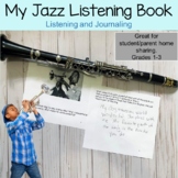 Jazz Music Listening Journal Booklet for SEL
