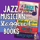 Jazz Musician Staggered Books