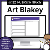 Jazz Musician Study for use with Google Slides | Art Blakey