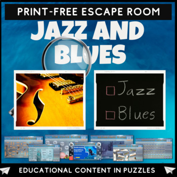 Preview of Jazz and Blues Escape Room