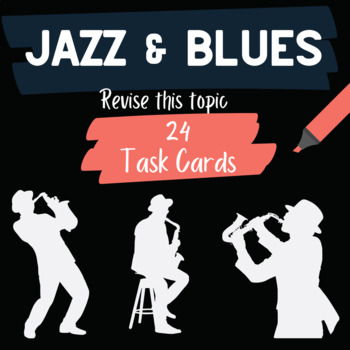 Preview of Jazz and Blues Music Task Cards