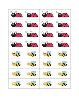 Je compte et je colle addition Les insects Count and Glue Bugs | TpT