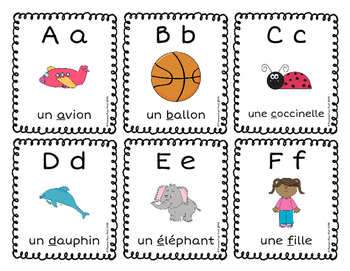 Je connais mon alphabet! (French Alphabet Sound Poster and Flashcards)